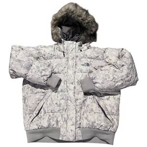 The North Face Gotham 550 Goose Down Jacket w/Faux Fur Hooded Women’s Sz XL